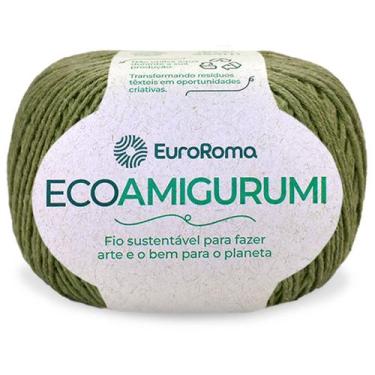 Imagem de Fio Ecoamigurumi Euroroma 254m Linha Amigurumi Várias Cores, 0805 - Ve