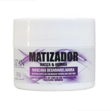 Imagem de Mascara Matizadora Desamarelador Matiza e Hidrata 280g Lizan