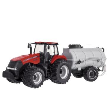 Imagem de Brinquedo Trator Tratorzinho Menino Agricultura Colecionável Faz de Co