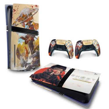 Imagem de Adesivo Compatível PS5 Pro Skin Horizontal Ghost of Tsushima Director'