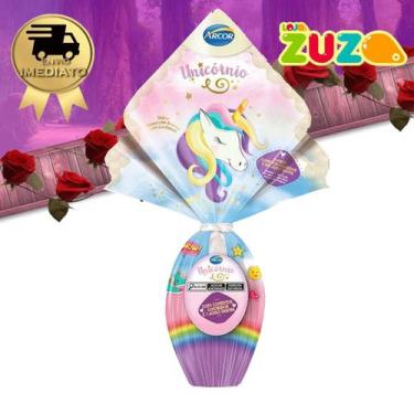 Imagem de Ovo De Páscoa Unicornio 100g Arcor C Codigo Para Jogo - Zuza, Chocolat