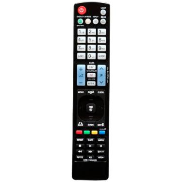 Imagem de Controle remoto de substituição AKB72914020 compatível com Smart TVs LG LCD LED Plasma 3D 32LD550 32LE5400 42LD550 42LE7500 42LW573S 55LEX8 55LW575S 55LX6500 55LX95000 60LD 550 60LEX9 60PK750 60PK950