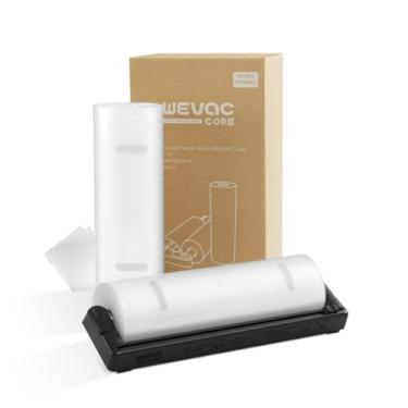 Imagem de Wevac Sacos seladores a vácuo com dispensador, 28 cm x 127 cm (pacote com 2) – Armazenamento de alimentos resistente e à prova de vazamento para Sous Vide, preparação de refeições e freezer