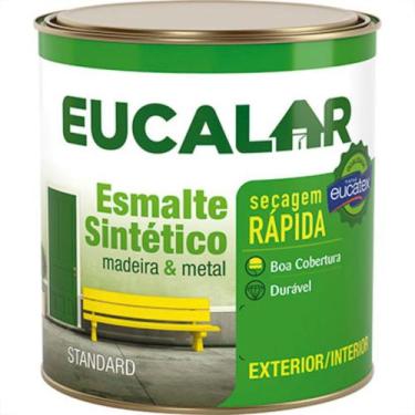 Imagem de Tinta Esmalte. 1/16 = (225ml) Sintetico Eucalar Branco - EUCATEX