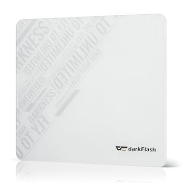Imagem de darkFlash Mouse pad de vidro 29 × 26 polegadas, superfície temperada ultra-suave, rastreamento de precisão, base de borracha antiderrapante, acabamento gravado durável, ideal para jogos e trabalho