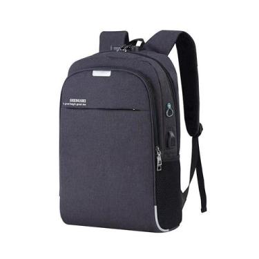 Imagem de Mochila notebook Anti furto e Anti-roupo com Cadeado e Entrada Fone de