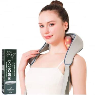 Imagem de Colete Massageador de Pescoço Cervical Inteligente 5D com Aquecimento 