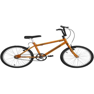 Imagem de Bicicleta de Passeio Ultra Bikes Esporte Chrome Line Aro 20 Reforçada Freio V-Brake Infantil Juvenil Laranja Orange