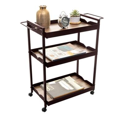 Imagem de METALTRU - Carrinho Multiuso Metalon, Corten com Castanho.