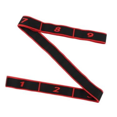Imagem de Colaxi Banda de resistência ao trecho Stretch Strap Segmented Streatching Strepp for Taekwondo, Vermelho