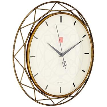 Imagem de Bulova Relógio de parede inspirado em Frank Lloyd Wright C4834 Luxfer Prism 35,5 cm
