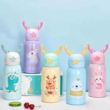 Imagem de Garrafa termica Infantil de alce Inox 500ml