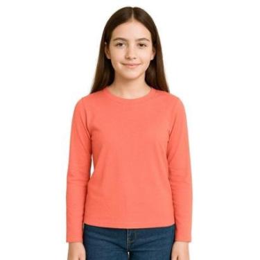 Imagem de Camiseta Manga Longa Infantil e Juvenil Menina Kyly-Feminino
