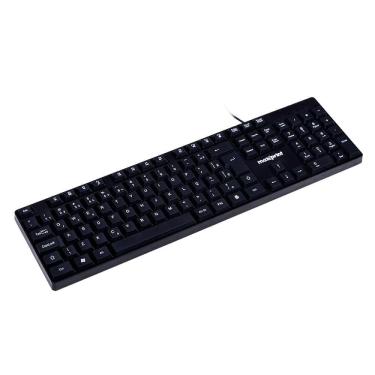 Imagem de Teclado Maxprint OFFICEEASY Multimidia FN USB 2.0 ABNT2 Preto 60000153