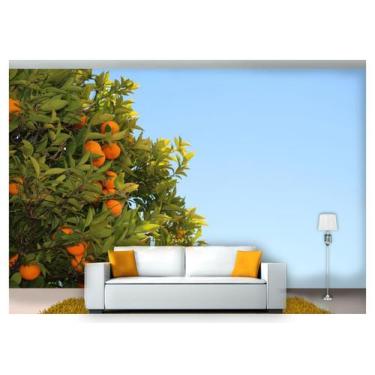 Imagem de Papel De Parede Frutas Cítricas Pé De Laranja Al221 - Você Decora
