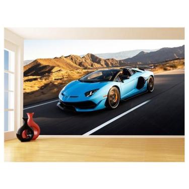 Imagem de Papel De Parede 3D Carro Lamborghini Aventador 3,5M Car171 - Você Deco