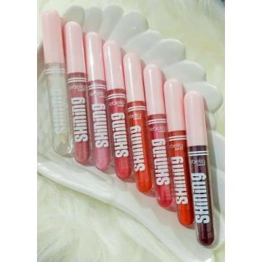 Imagem de Kit Shining Gloss Labial - Febella - 8 unidades