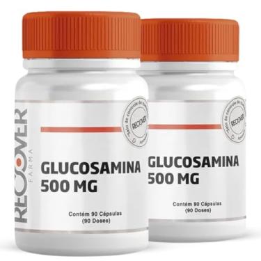 Imagem de Kit 2 unidades Glucosamina 500mg - 90 Cápsulas - Recover Farma