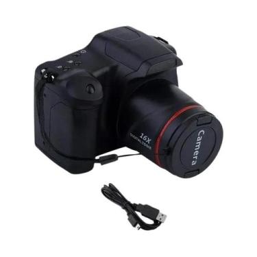 Imagem de Câmera Digital 4K Zoom 16X Telefoto Mirrorless Recarregável Filmadora 