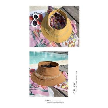 Imagem de Chapéu Bucket De Sol Top Vazio Tendência De Verão Feminino - oem, 9-12
