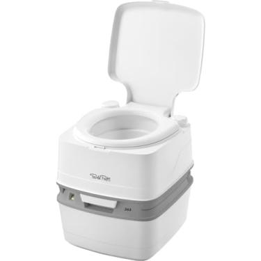 Imagem de Porta Potti Vaso sanitário portátil Thetford Porta Potti 365 (para trailer, fuzileiro, acampamento, vans, caminhões, saúde) 92820, branco