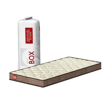 Imagem de Colchão Solteiro De Espuma Bordado A Vácuo D33 188x88x14cm Compacto Confortável Premium