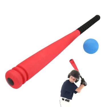Imagem de Taco De Beisebol Em EVA | Conjunto De Taco E Bola De Beisebol Em Espuma Para Crianças - Equipamento De Treinamento Interativo Para Balanço E Brincadeira Desportiva Para Jardim Interior Parque E Quadra