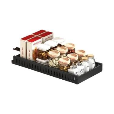 Imagem de Prateleira De Cozinha Ajustável De Metal De Grande Capacidade Com Gave