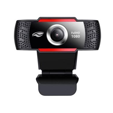 Imagem de Web Câmera C3Tech WB-100BK - Video Chamada em Full HD - Foco Fixo - Microfone - Conexão USB - Preto