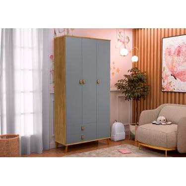 Imagem de Roubeiro Linha Jujuba Infantil Estrutura Em MDF Cinza Nature