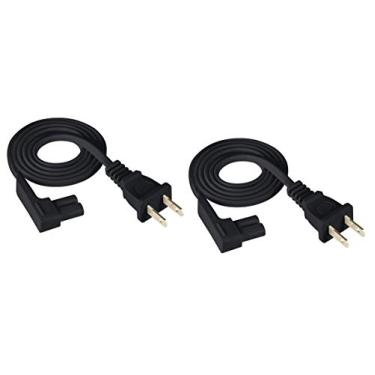 Imagem de Vebner Pacote com 3 pés de cabo de alimentação compatível com Sonos One, Sonos One SL, Sonos Play-1 alto-falantes - Cabo de alimentação (padrão, preto)