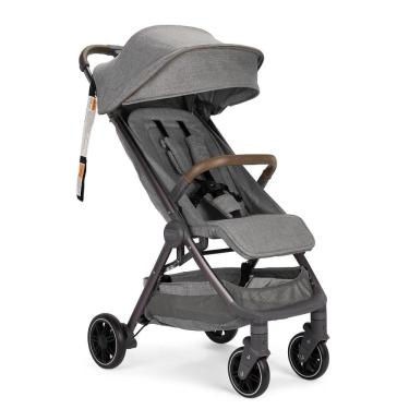 Imagem de Carrinho De Bebê Compacto Nuna TRVL Refined Cinza Reclinável 22kg
