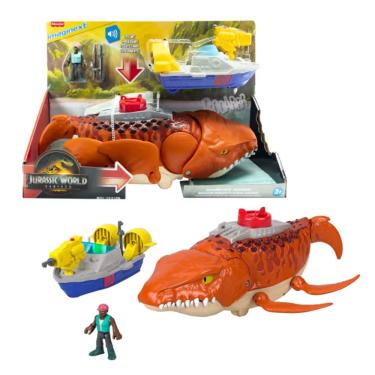 Imagem de Imaginext Jurassic World Mosasaurus Caça e Morde - Mattel