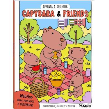 Imagem de Livro - Aprenda Desenhar - Capybaras and Friends