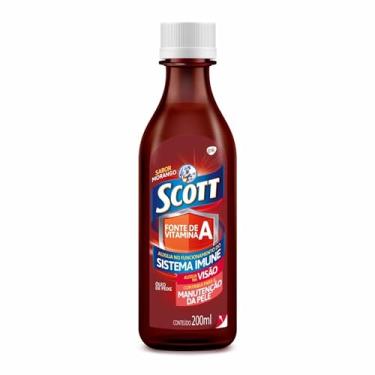 Imagem de Scott Suplemento Alimentar Multivitaminico, com Vitamina A e Vitamina D, Sabor Morango, 200ml