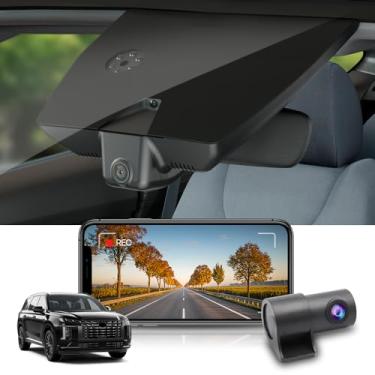 Imagem de Fitcamx Frente 2160P+Traseiro 1080P Dash Cam Adequada para Hyundai Palisade 2023-2025 (Part No#S8711), OEM Estilo, Dual HD Vídeo, WiFi & APP, Loop Gravação, G-Sensor, Plug & Play, 128GB Cartão