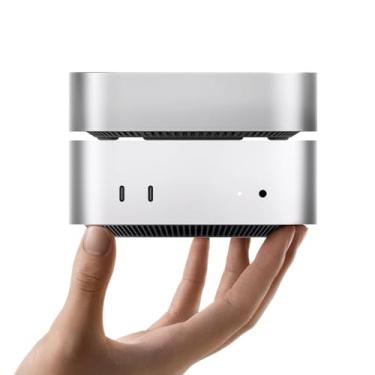 Imagem de ORICO MiniMate Thunderbolt 4 SSD externo para Mac Mini M4, compatível com Thunderbolt (3100 MB/s) para macOS, cabo USB C para USB C (40 Gbps), chip JHL7440 (compatível apenas com interface Thunderbolt