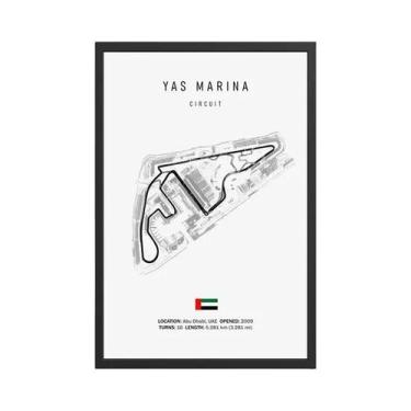 Imagem de Vintage Preto Branco Circuito De Fórmula 1 Imola Monaco Monza HD Óleo 