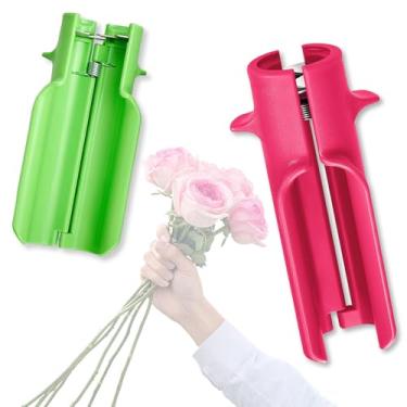 Imagem de VNWIQ Removedor de espinhos de rosa de 2 peças, ferramenta manual para arranjos florais entusiastas de flores, cortador de limpeza eficiente e seguro para jardinagem em casa floricultura