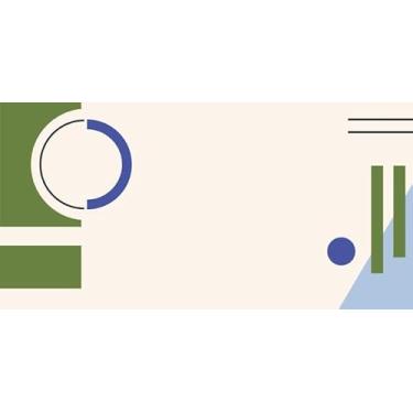 Imagem de Quadro Decorativo com Estampa Set Colorful Poster Geometricshape 50 x 50 Papel 1 unidade