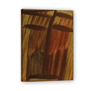 Imagem de Pôster de arte expressionista (sem título 35) por Alexej von Jawlensky. Pinturas a óleo famosas. Decoração de parede de sala de estar ou escritório. Moldura interna 50 x 70 cm - 19,6 x 27,5 pol