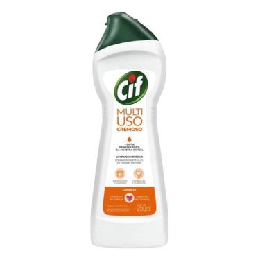 Imagem de Kit c/ 3 Limpador Cif Saponaceo Laranja Cremoso 250ml