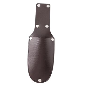 Imagem de Gralara Suporte de alicate para tesoura de cinto coldre bolsa para podador tesoura bainha para eletricistas, Marrom