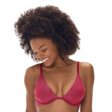 Imagem de Sutiã triângulo Glitter com Arco Estruturado Termofusionado Vermelho Z