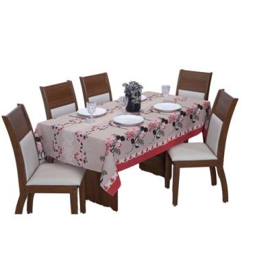 Imagem de Toalha Mesa Retangular Linhão 2,50m X 1,50m 8 Lugares Cores - Claudia 