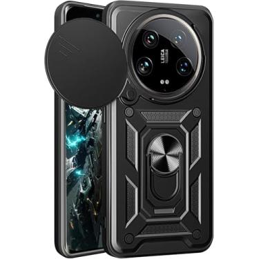 Imagem de Capa Para Xiaomi 14 Ultra (Tela 6.73) Dupla Camada Anti Impacto Com Proteção Para Câmera (Preto)