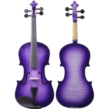 Imagem de Violino Iniciante 4/4  Marissado Completo - Roxo
