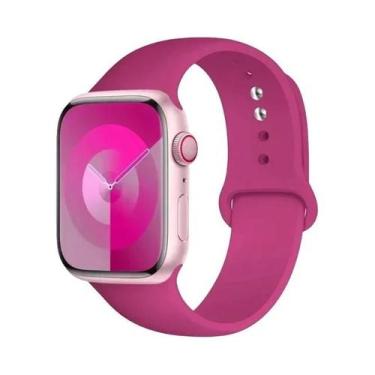 Imagem de Pulseira De Silicone Esportiva De 49mm 44mm 45mm 40mm 41 42mm 46mm Par