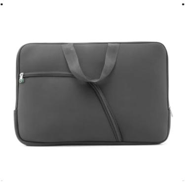 Imagem de Pasta Case Capa Notebook Com Bolso 14/15/17 Polegadas Casual Resistente Impermeável (PRETA, 17.3)