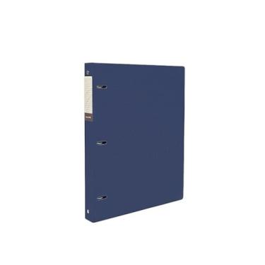 Imagem de Pastas Pasta de arquivo A4 perfurada com folhas soltas, pasta PP três furos e organizador informações(Blue)